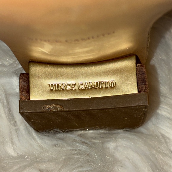 Vince Camuto Cheleahl Woven Block-Heel Slide Sandals Sz 7 - Picture 8 of 11